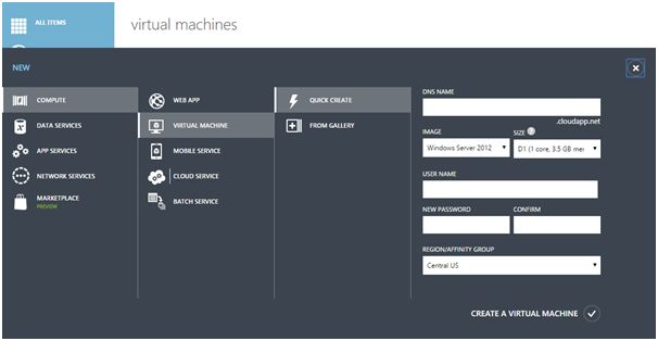 Click on Virtual Machine